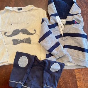 Lot of 11 boys name brand clothes size 6-9 months to 18-24 months Babygap Polo